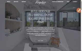 Kingdom Plumbing of Henderson website