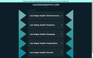 Las Vegas Septic Service
