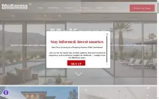 McKenna Property Management of Henderson website