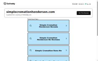 Simple Cremation Henderson