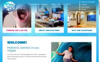 Smile Reef Pediatric Dentistry of Henderson website