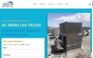 AC Hero Las Vegas website