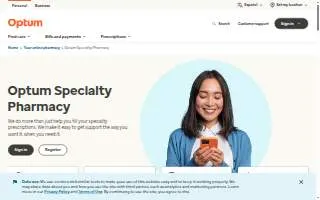 Avella Specialty Pharmacy website