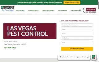 Bulwark Exterminating of Las Vegas website