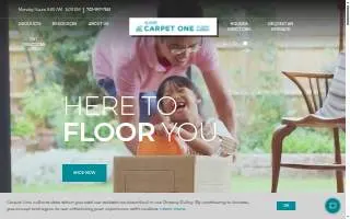 Cloud Carpet One Floor & Home website