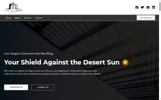 Commercial Roofing Replacement Las Vegas website