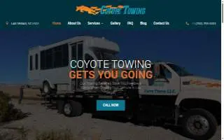 Coyote Towing website