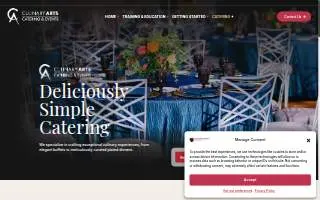 Culinary Arts Catering & Events of Las Vegas website