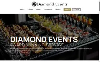Diamond Events website