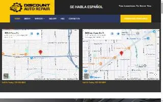 Discount Auto Repair of Las Vegas website