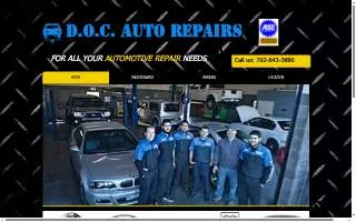 Doc Auto Repair of Las Vegas website