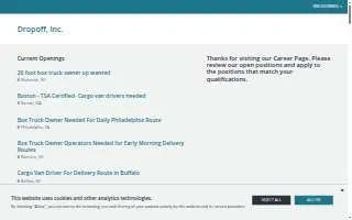 Dropoff of Las Vegas website