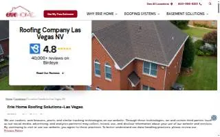 Erie Home of Las Vegas website