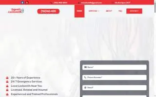 Express Locksmith of Las Vegas website