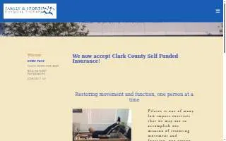 Family and Sports Physical Therapy website