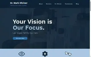 Family Eye Care of Las Vegas website