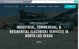 Frequency X Electric of Las Vegas website
