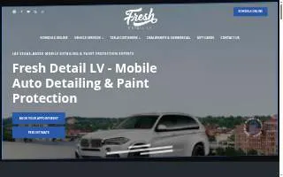 Fresh Detail LV Car Detailing Las Vegas website
