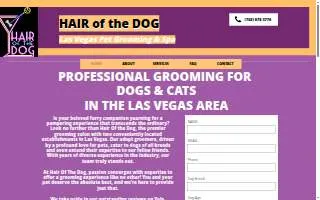 Hair Of The Dog Grooming Salon website