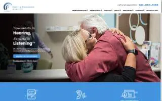 Hearing Associates of Las Vegas website