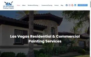 J&J Custom Painting Company LLC of Las Vegas website