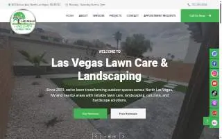 Las Vegas Lawncare and lanscape website