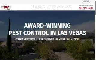 Las Vegas Pest Contol website