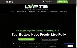 Las Vegas Physical Therapy & Sports | LVPTS website
