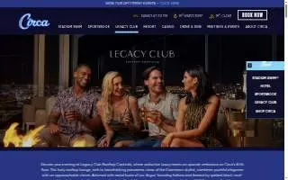 Legacy Club website