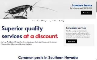 Let's Go Pest Control website