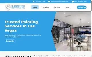 Level Up Painting LLC website
