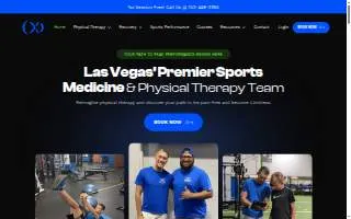 Limitless Sports Medicine & Physical Therapy of Las Vegas website