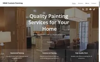 M&M Custom Painting Inc. website