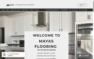 Mayas Flooring & Installation Services website