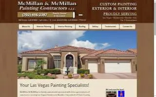 McMillan & McMillan Painting Contractors website