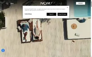 Nobu Restaurant Las Vegas website