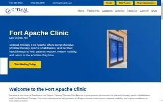 Optimal Therapy Fort Apache website