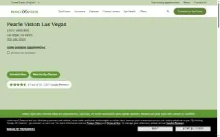 Pearle Vision of Las Vegas website