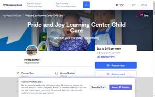 Pride and Joy Learning Center/Childcare of Las Vegas website