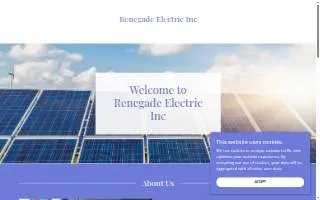 Renegade Electric, Inc website