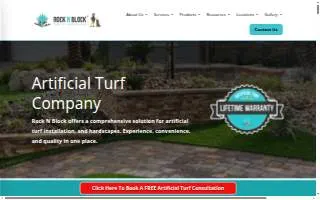 Rock N Block - Turf N Hardscapes - Las Vegas website