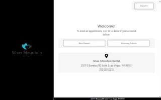 Silver Mountain Dental website