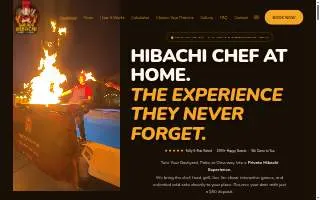 SoGood Hibachi Catering website