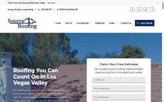 Source 1 Roofing website