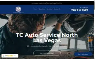 TC Auto Service of Las Vegas website
