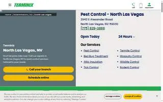 Terminix of Las Vegas website