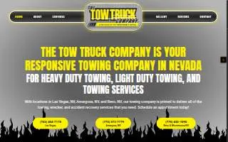 The Tow Truck Company of Las Vegas website