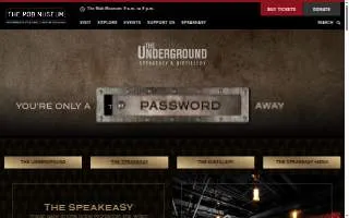 The Underground Speakeasy and Distillery website