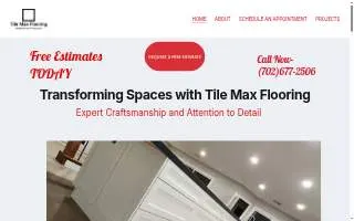 Tile Max Flooring website