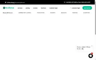 TruForce Pest Control of Las Vegas website